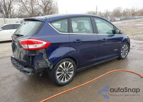 2017 Ford C-Max Hybrid Titanium from USA, damaged, VIN 1FADP5DU8HL103691